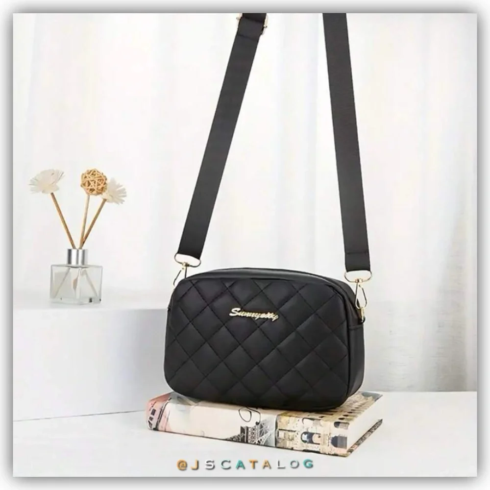 NEW Black Leather Crossbody Purse Bag